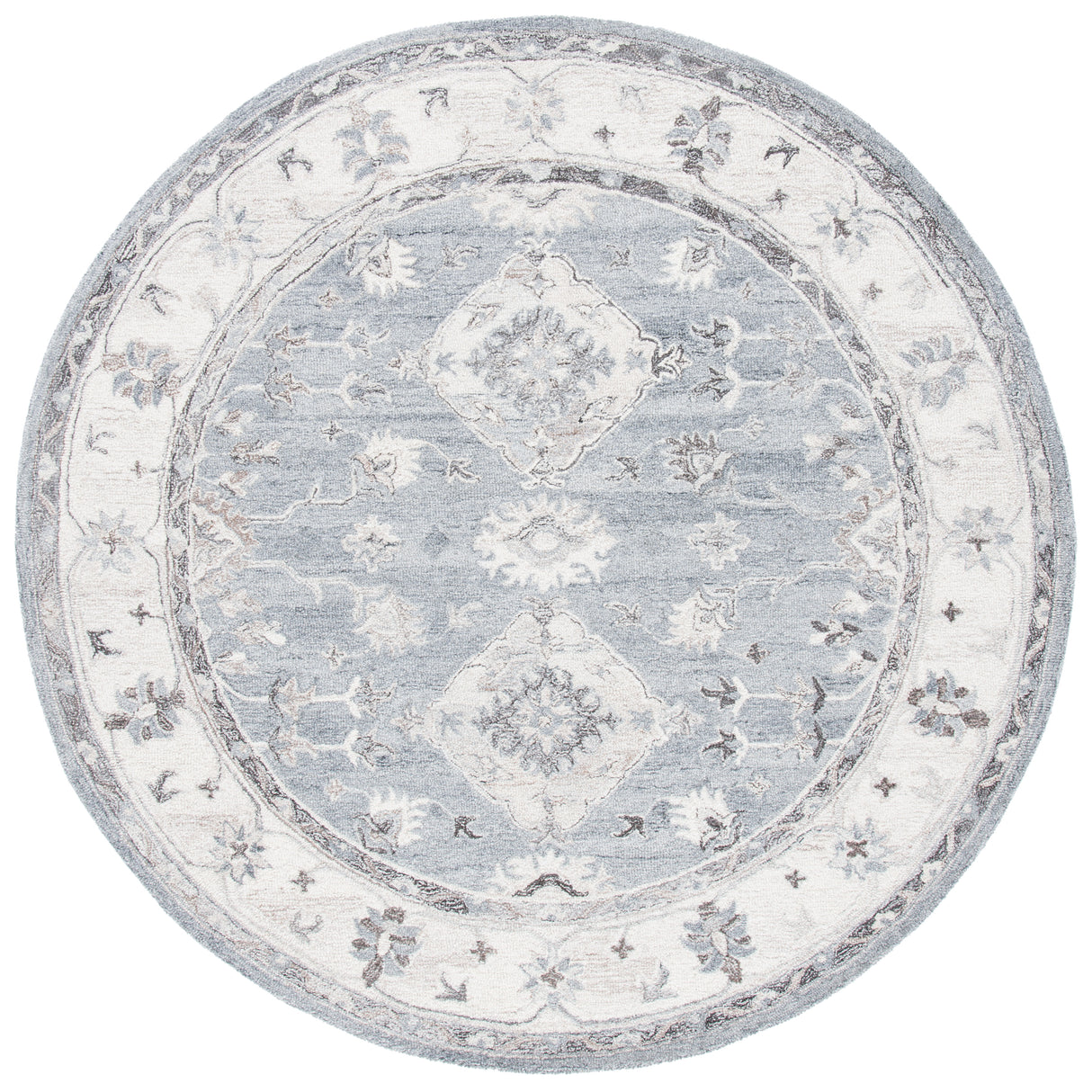 Safavieh Suzani Szn331A Grey/Ivory Rug.