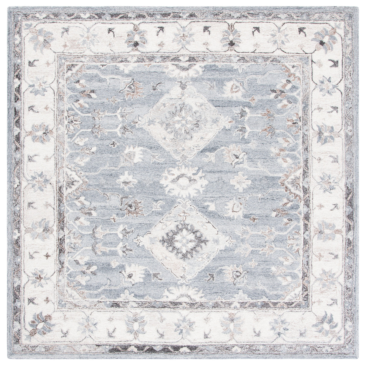 Safavieh Suzani Szn331A Grey/Ivory Rug.