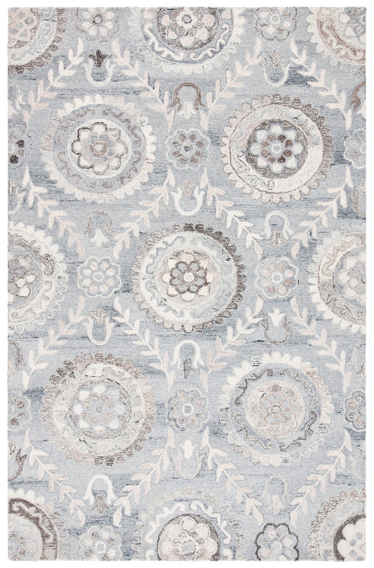 Safavieh Suzani Szn334F Grey Area Rug