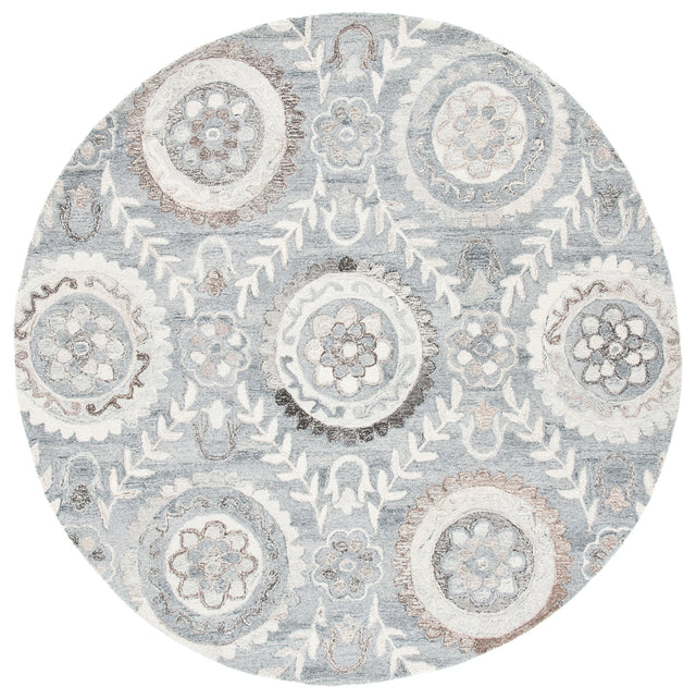 Safavieh Suzani Szn334F Grey Rugs.