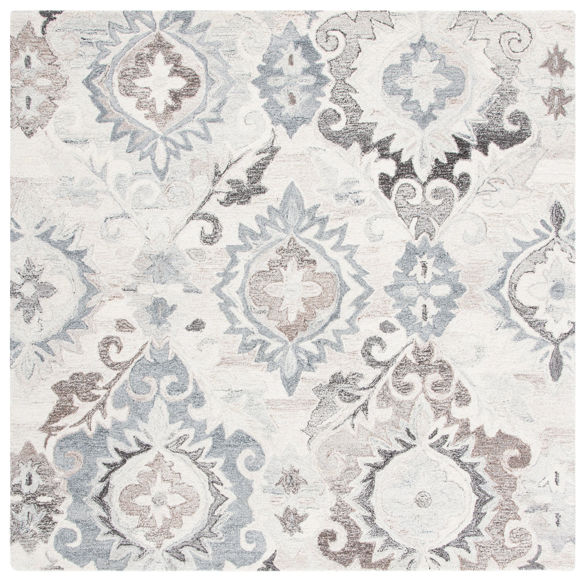 Safavieh Suzani Szn336A Ivory/Grey Area Rug