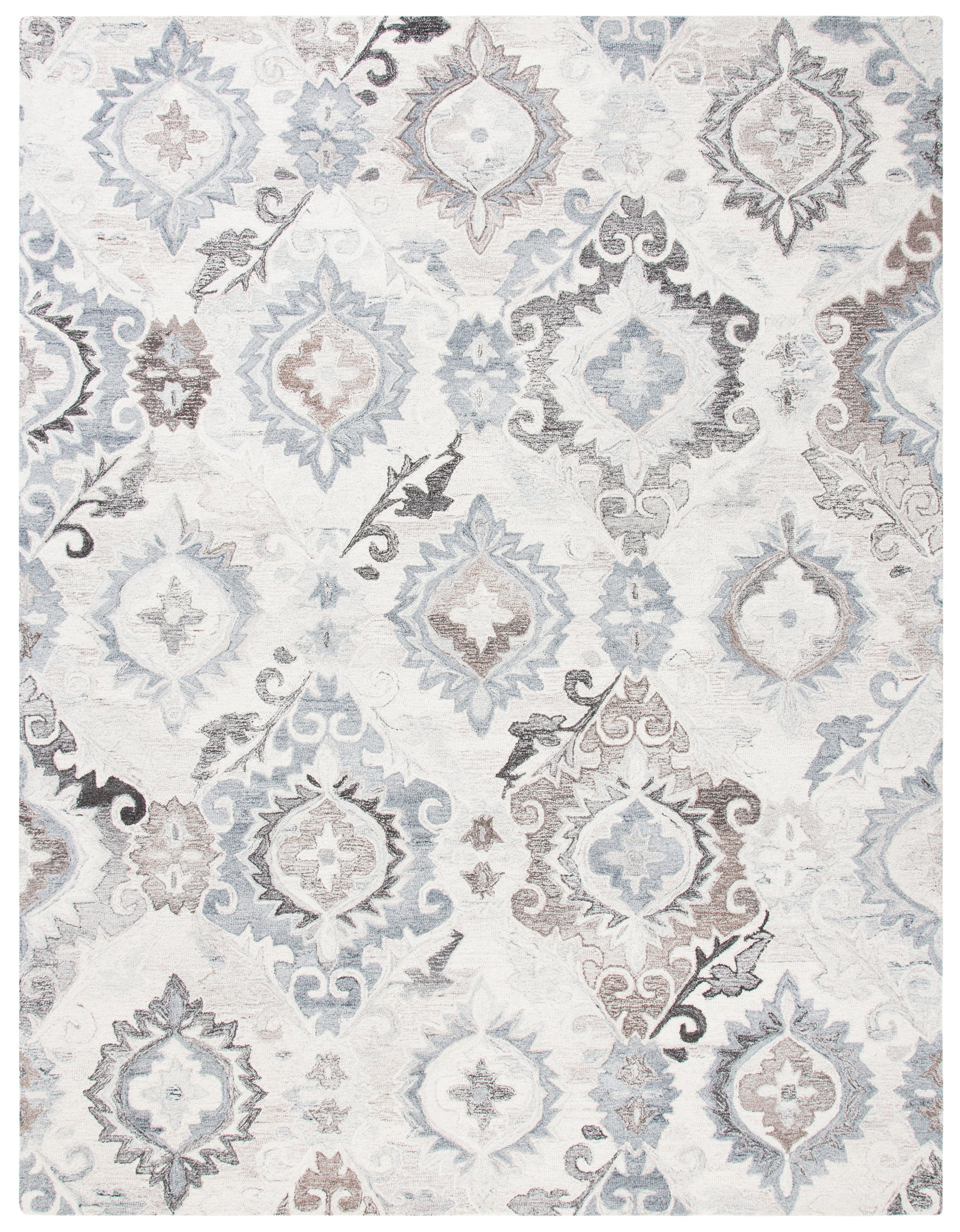 Safavieh Suzani Szn336A Ivory/Grey Area Rug