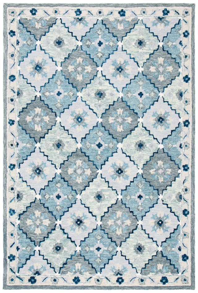 Safavieh Suzani Szn501M Blue/Grey Rugs.