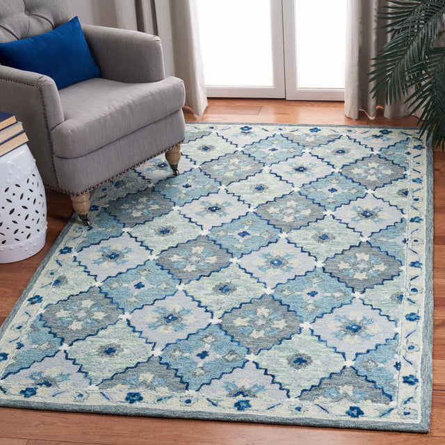 Safavieh Suzani Szn501M Blue/Grey Rugs.