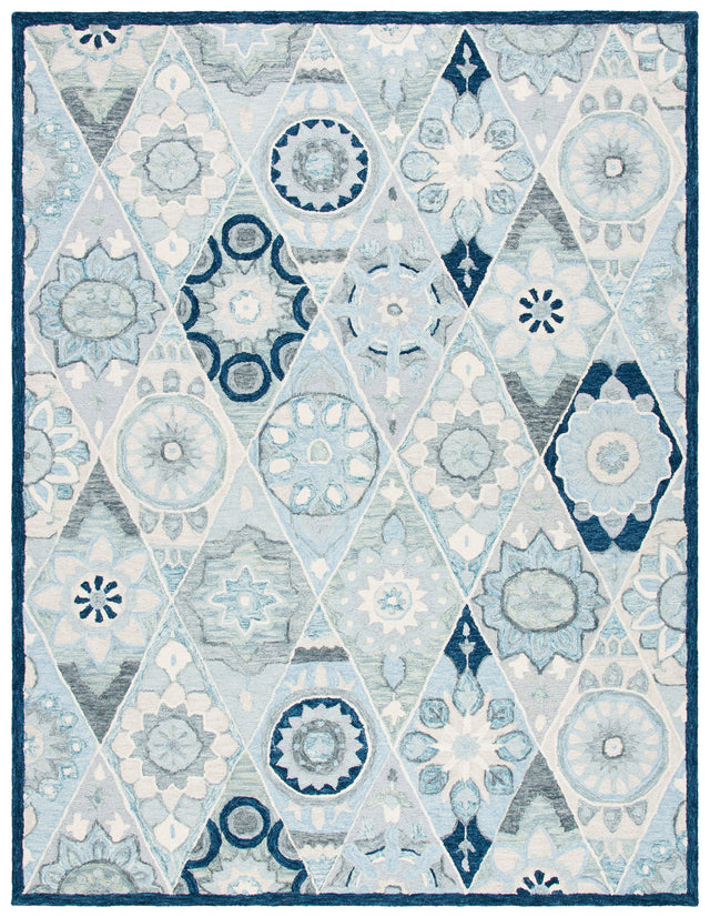 Safavieh Suzani Szn502M Blue/Ivory Rugs.