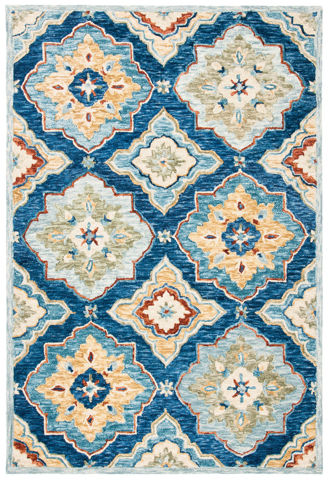 Safavieh Suzani Szn503N Navy/Green Rugs.