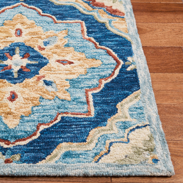Safavieh Suzani Szn503N Navy/Green Rugs.