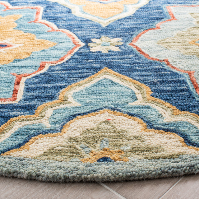 Safavieh Suzani Szn503N Navy/Green Rugs.