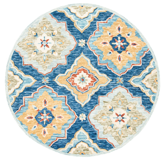 Safavieh Suzani Szn503N Navy/Green Rugs.
