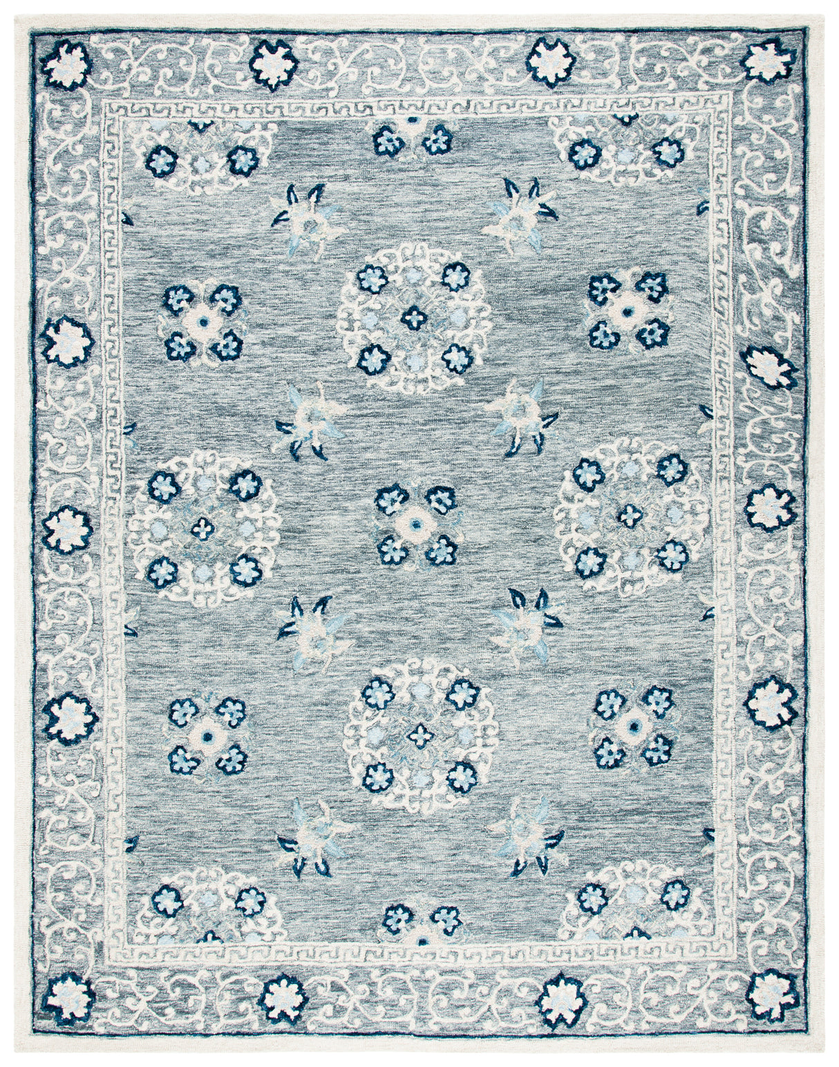 Safavieh Suzani Szn504F Grey/Ivory Rugs.