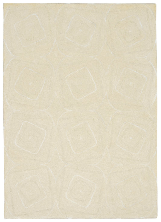 KAS Serenity 1261 Geo Ivory Area Rug