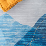 Safavieh Tacoma Tac836M Blue/Gold Rug.