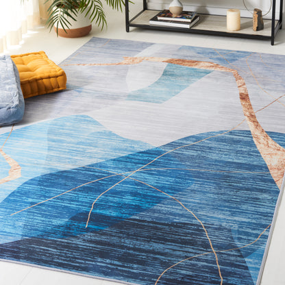 Safavieh Tacoma Tac836M Blue/Gold Area Rug