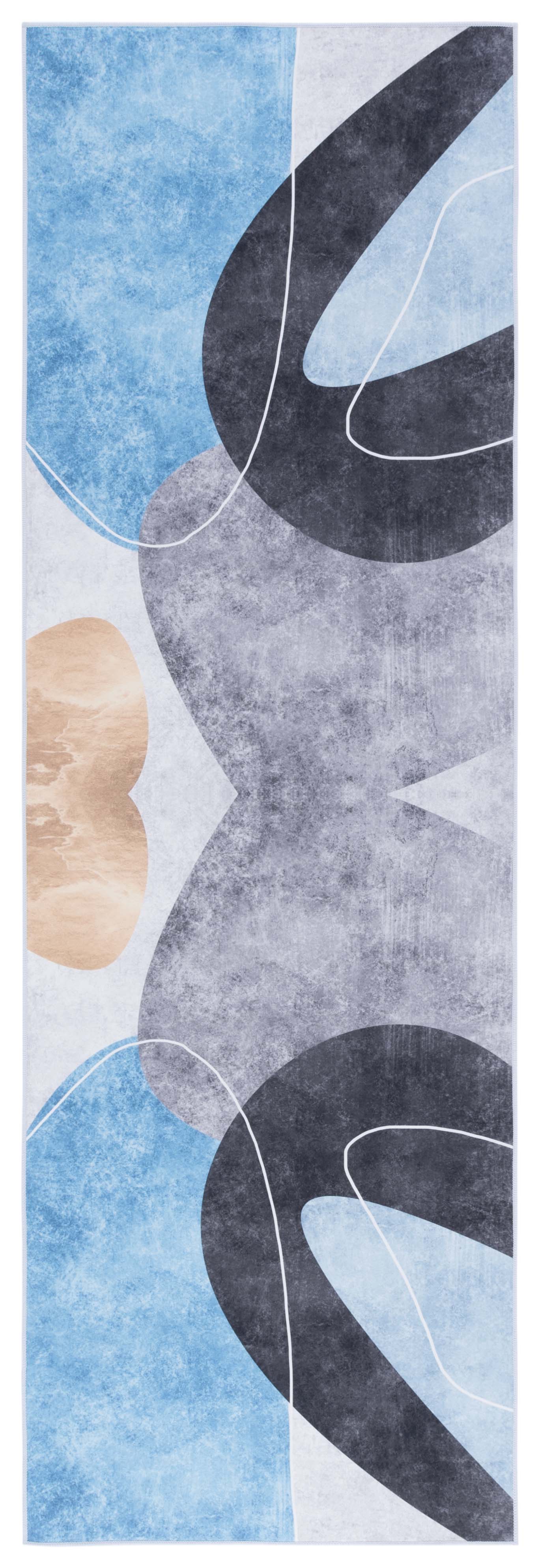 Safavieh Tacoma Tac837G Dark Grey/Turquoise Area Rug