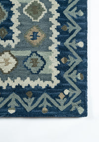 Momeni Tangier Tan-1 Blue Area Rug