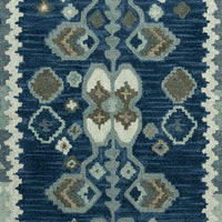 Momeni Tangier Tan17 Blue Area Rug