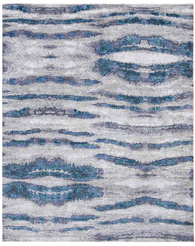 Safavieh Tibetan Tb801G Blue/Silver Rug.