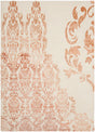 Safavieh Tibetan Tb959A Ivory/Tangerine Rug.