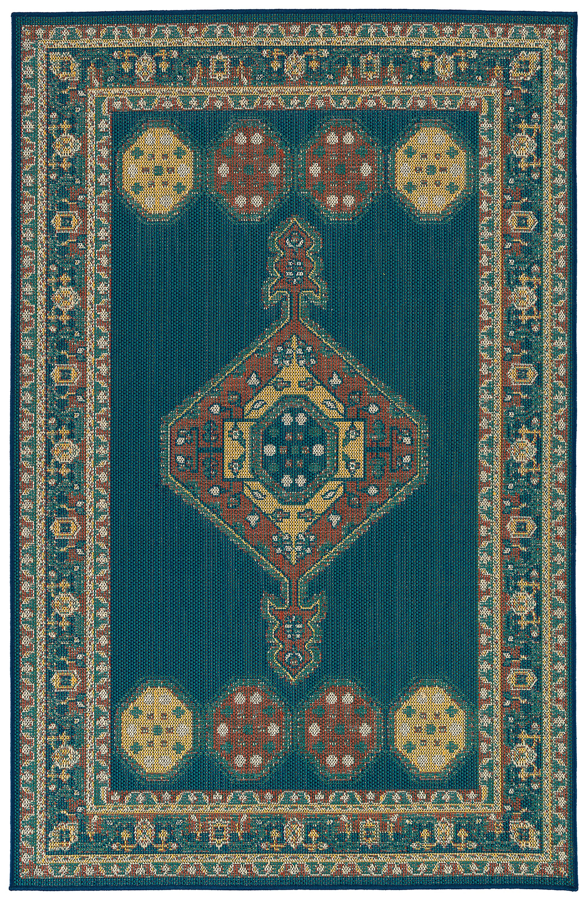 Kaleen Lee Boulevard Tdl04-17 Blue Area Rug