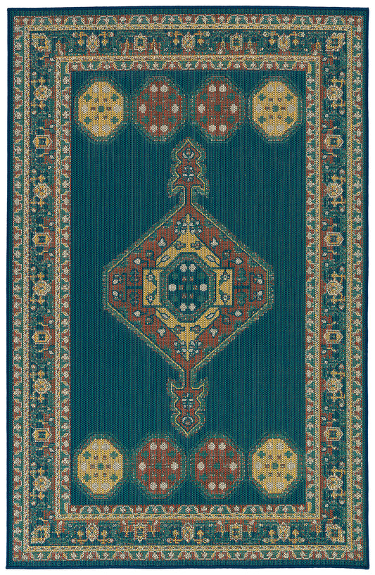 Kaleen Lee Boulevard Tdl04-17 Blue Area Rug