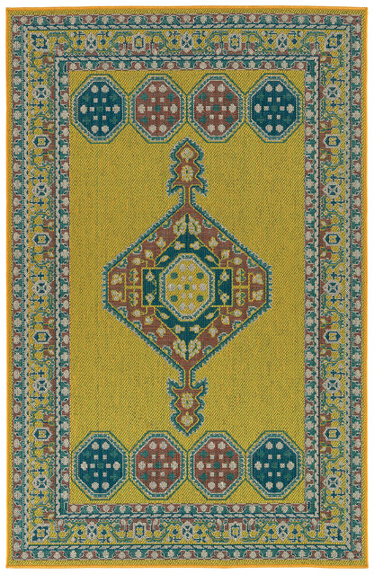 Kaleen Lee Boulevard Tdl04-28 Yellow Area Rug