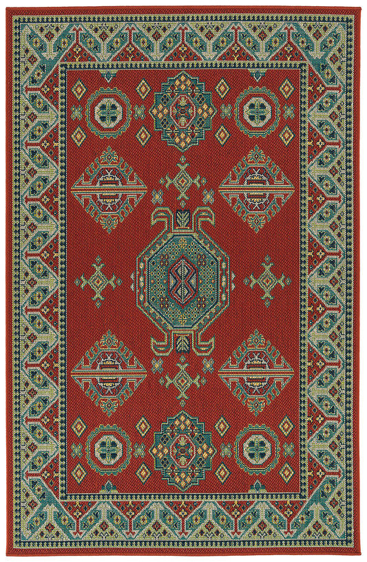 Kaleen Lee Boulevard Tdl06-25 Red Area Rug