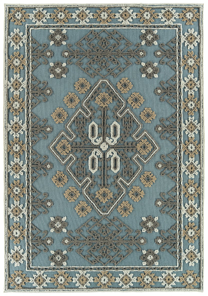 Kaleen Warwick Tdw02-10 Denim Area Rug