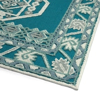 Kaleen Warwick Tdw03-91 Teal Area Rug