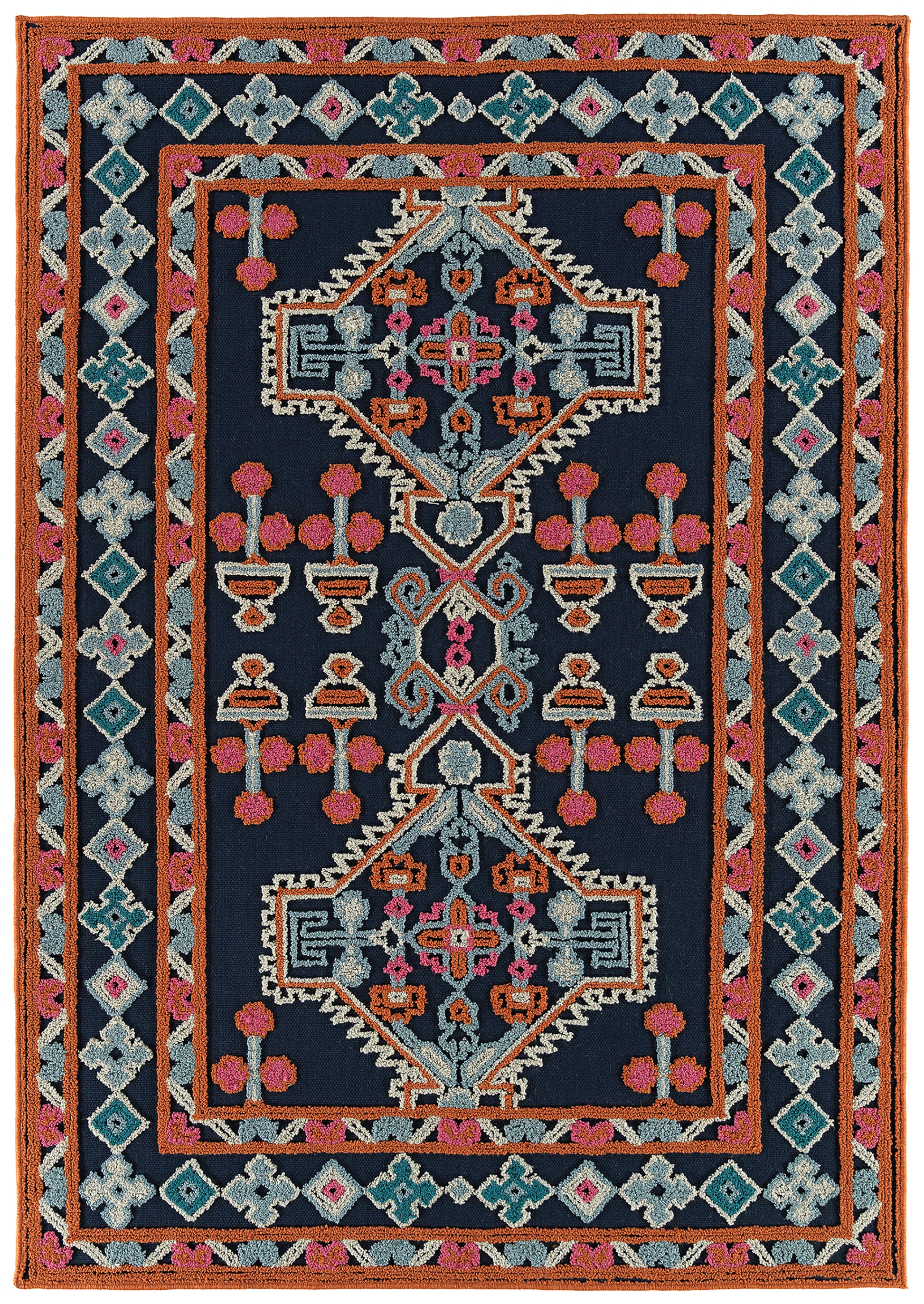 Kaleen Warwick Tdw06-22 Navy Area Rug