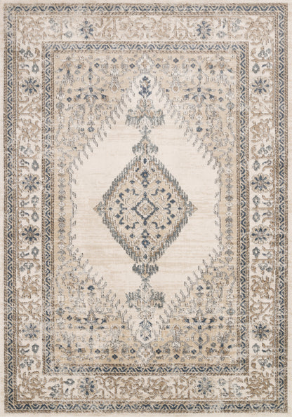 Loloi Teagan Tea-02 Oatmeal/Ivory Area Rug