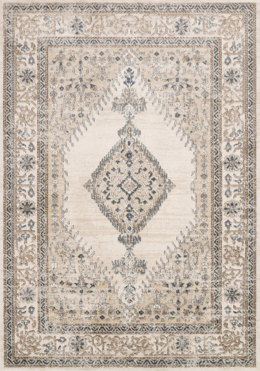 Loloi Teagan Tea-02 Oatmeal/Ivory Area Rug