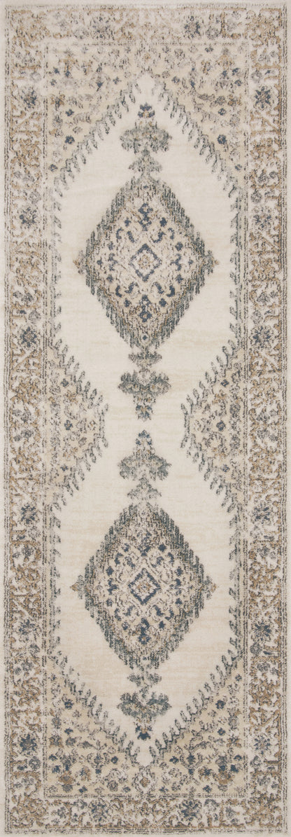 Loloi Teagan Tea-02 Oatmeal/Ivory Area Rug