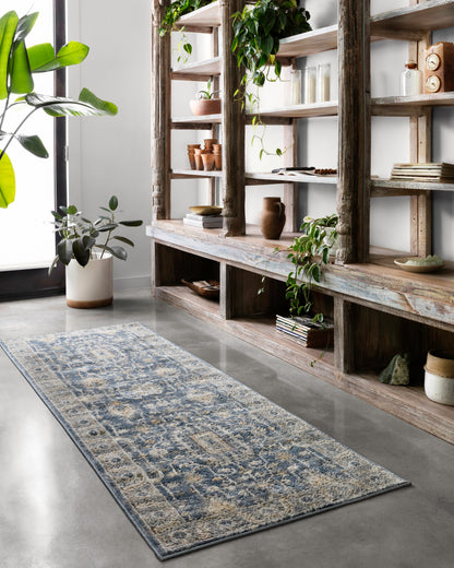 Loloi Teagan Tea-03 Denim/Pebble Area Rug