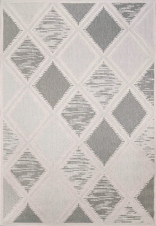 Dynamic Rugs Tessie 6403 Grey/Ivory Area Rug