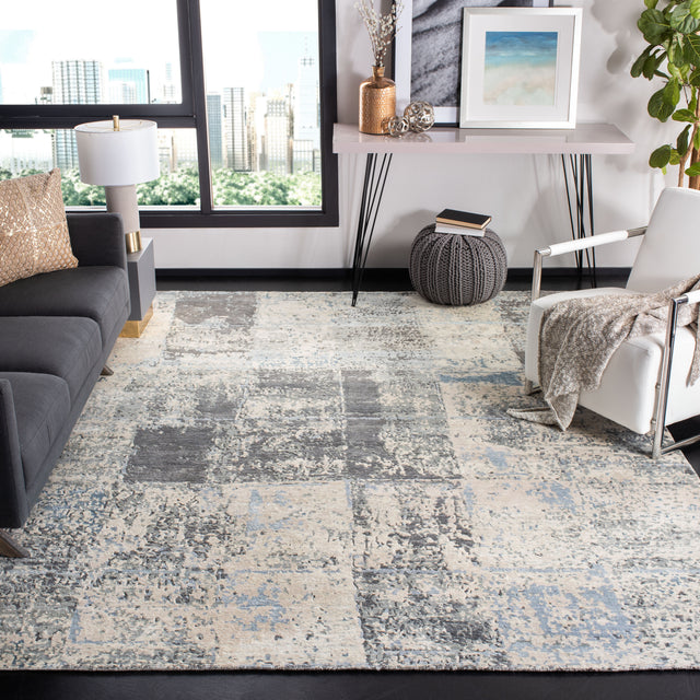 Safavieh Tiffany Tfn210G Silver/Ivory Rug.