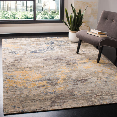 Safavieh Tiffany Tfn801A Grey/Gold Rug.