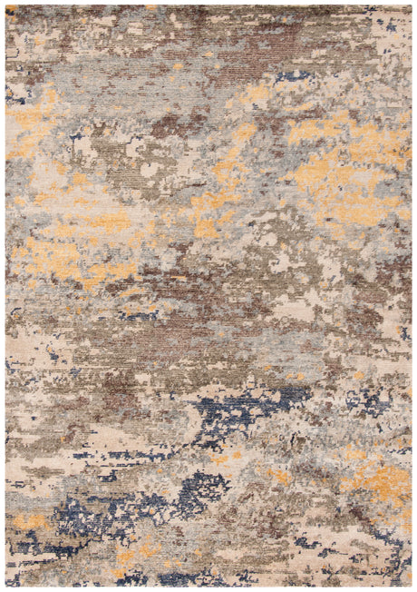 Safavieh Tiffany Tfn801A Grey/Gold Rug.