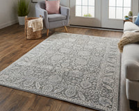 Feizy Thackery 39Cwf Gray/Ivory Area Rug