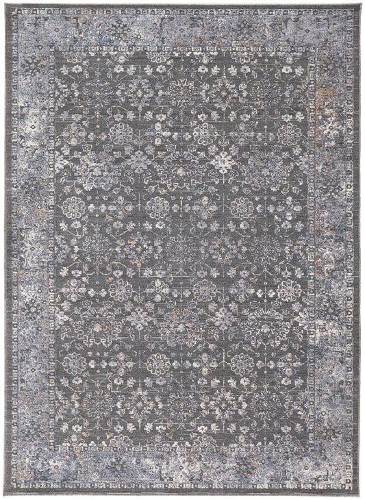 Feizy Thackery 39Cyf Gray/Blue Area Rug