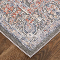 Feizy Thackery 39D3F Gray/Blue Area Rug