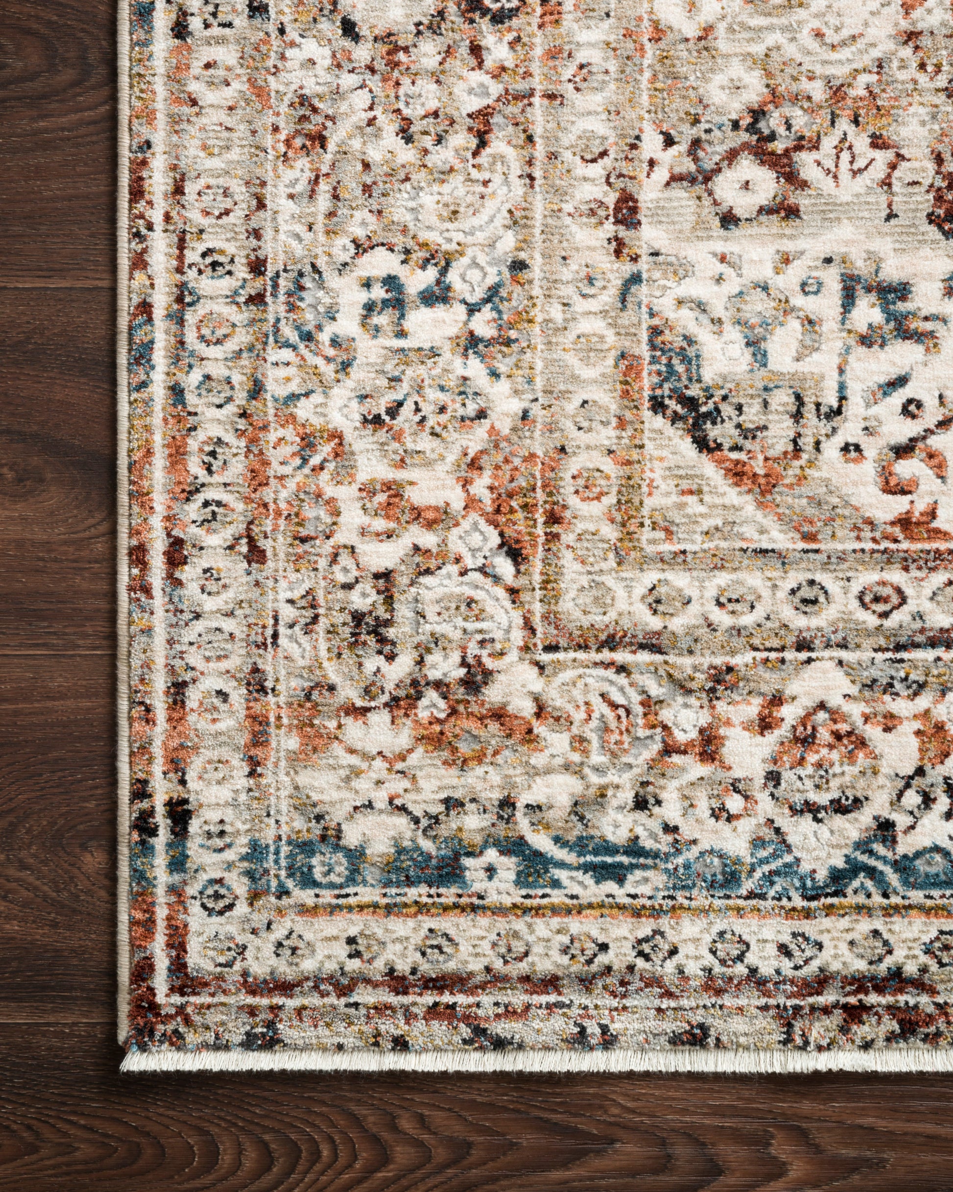 Loloi Theia The-05 Taupe/Brick Area Rug