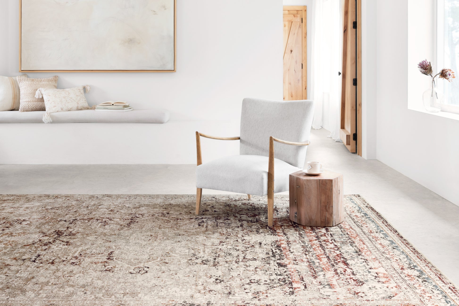 Loloi Theia The-05 Taupe/Brick Area Rug