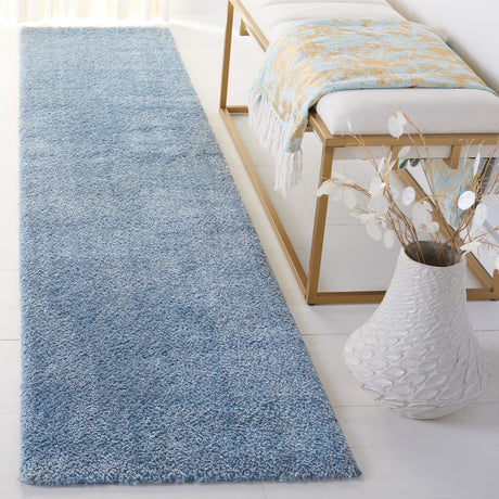 Safavieh Tahoe Shag Tho670M Blue Rug.
