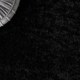 Safavieh Tahoe Shag Tho670Z Black Rug.