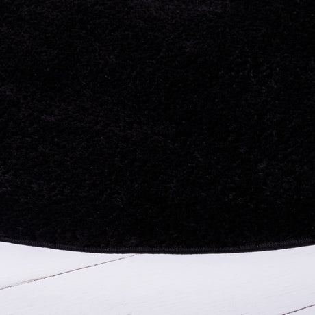 Safavieh Tahoe Shag Tho670Z Black Rug.