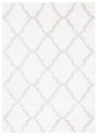 Safavieh Tahoe Shag Tho675A White/Silver Rug.