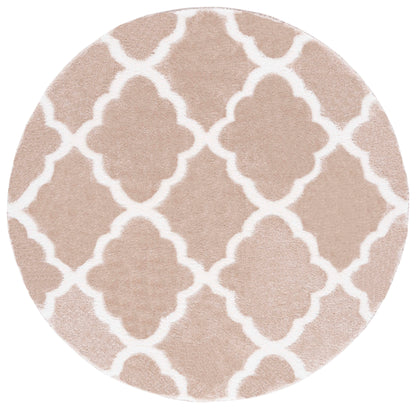 Safavieh Tahoe Shag Tho675B Beige/White Area Rug