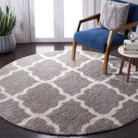 Safavieh Tahoe Shag Tho675F Grey/White Area Rug