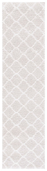 Safavieh Tahoe Shag Tho675G Silver/White Rug.