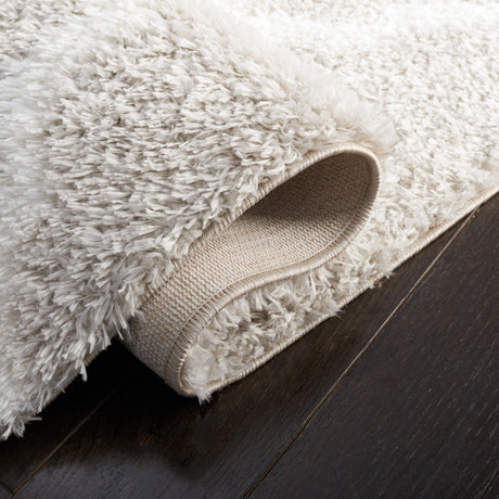 Safavieh Tahoe Shag Tho675G Silver/White Rug.